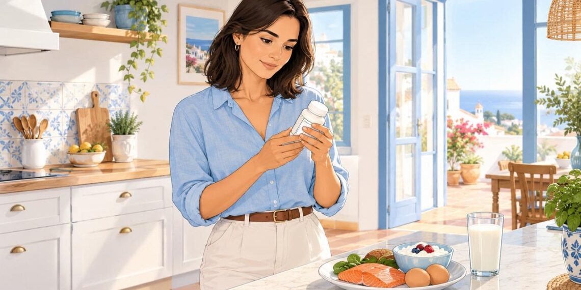 La vitamina B12 apoya energía, nervios y formación normal de glóbulos rojos.