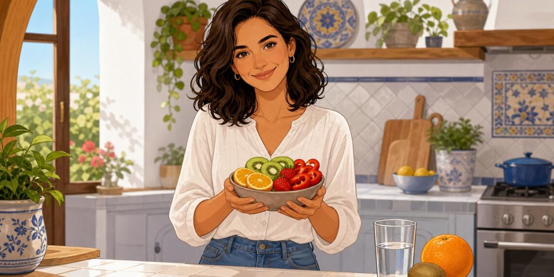 Frutas y verduras ricas en vitamina C ayudan a cubrir la ingesta diaria.