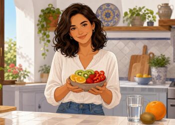 Frutas y verduras ricas en vitamina C ayudan a cubrir la ingesta diaria.