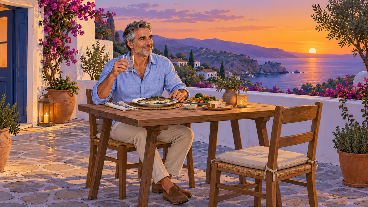 Una cena ligera y temprana, con pescado y verduras, facilita las 12 horas de ayuno nocturno.