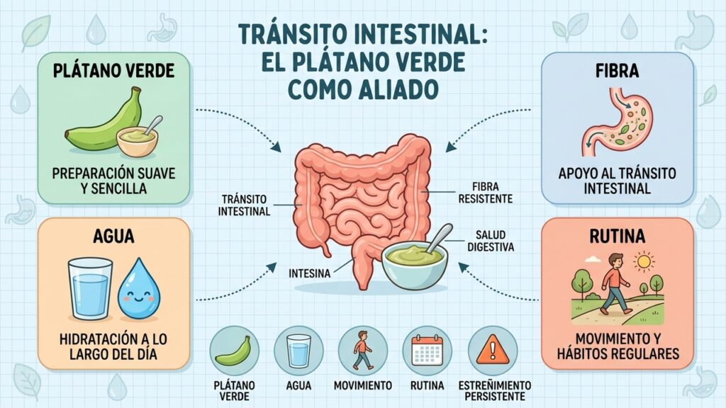 Plátano verde y el puré que puede ayudar al estreñimiento