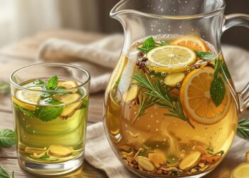 Bebidas naturales para aliviar la pesadez después de comer