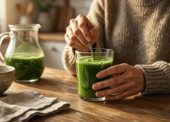 El jugo verde que puede ayudarte con la pesadez matutina