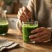 El jugo verde que puede ayudarte con la pesadez matutina