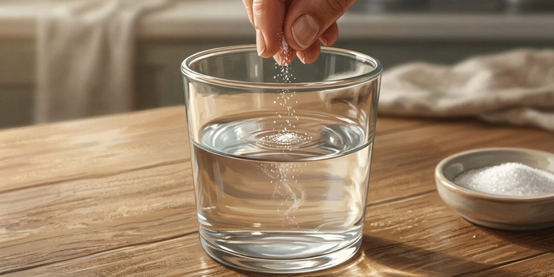 Agua con sal y sus efectos en el cuerpo
