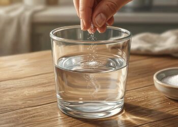 Agua con sal y sus efectos en el cuerpo