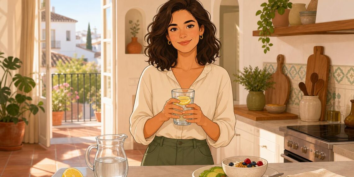 Agua con limón en ayunas, una rutina útil sobre todo por hidratación.