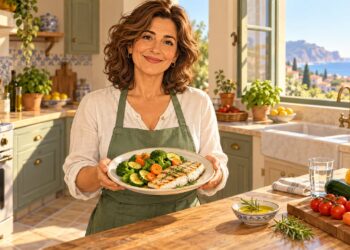 Una comida ligera con verduras y pescado blanco cuida la vesícula biliar y facilita la digestión.