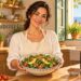 Una ensalada de espinacas con aguacate, nueces y aceite de oliva aporta vitamina E.