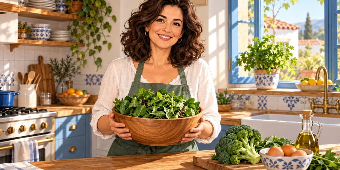 Las verduras de hoja verde, con un chorro de aceite de oliva, son la mejor fuente de vitamina K.