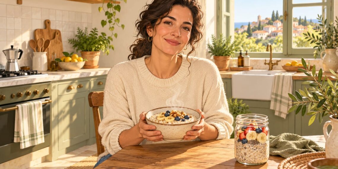 La avena cocida o remojada puede sentar mejor y saciar más según tu estómago.