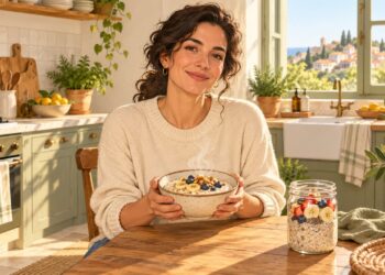 La avena cocida o remojada puede sentar mejor y saciar más según tu estómago.