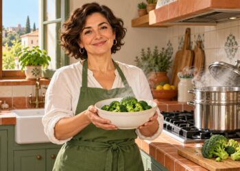 El brócoli al vapor conserva mejor sus vitaminas y su sulforafano que el hervido prolongado.