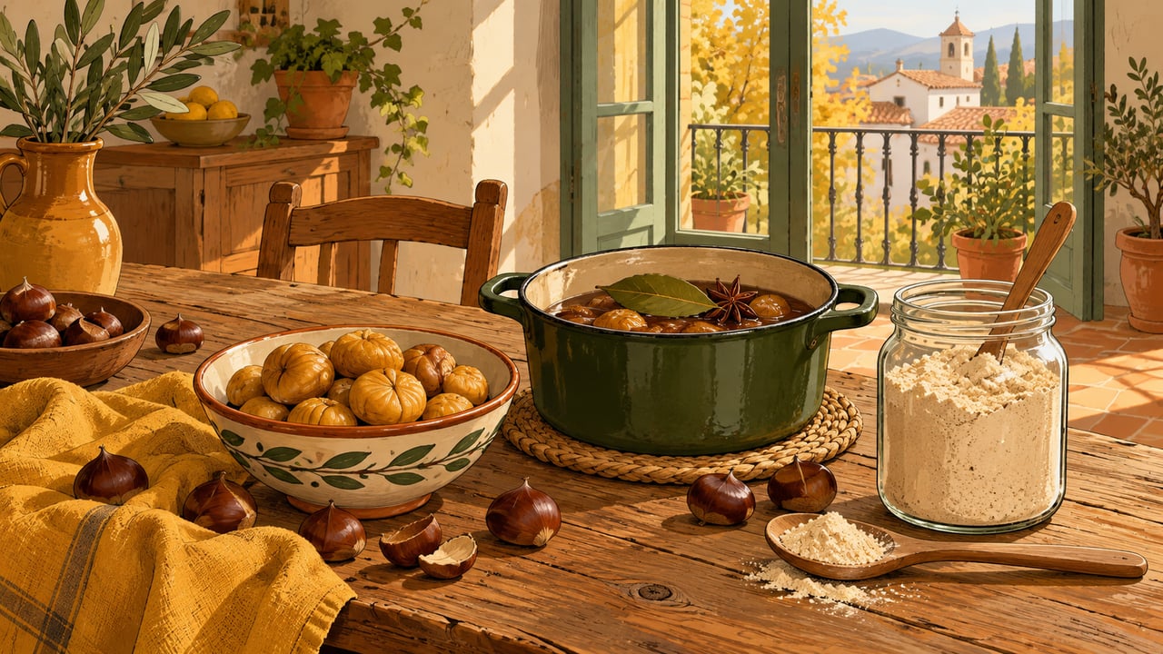 Cocidas con laurel o anís, las castañas quedan más ligeras y fáciles de digerir.