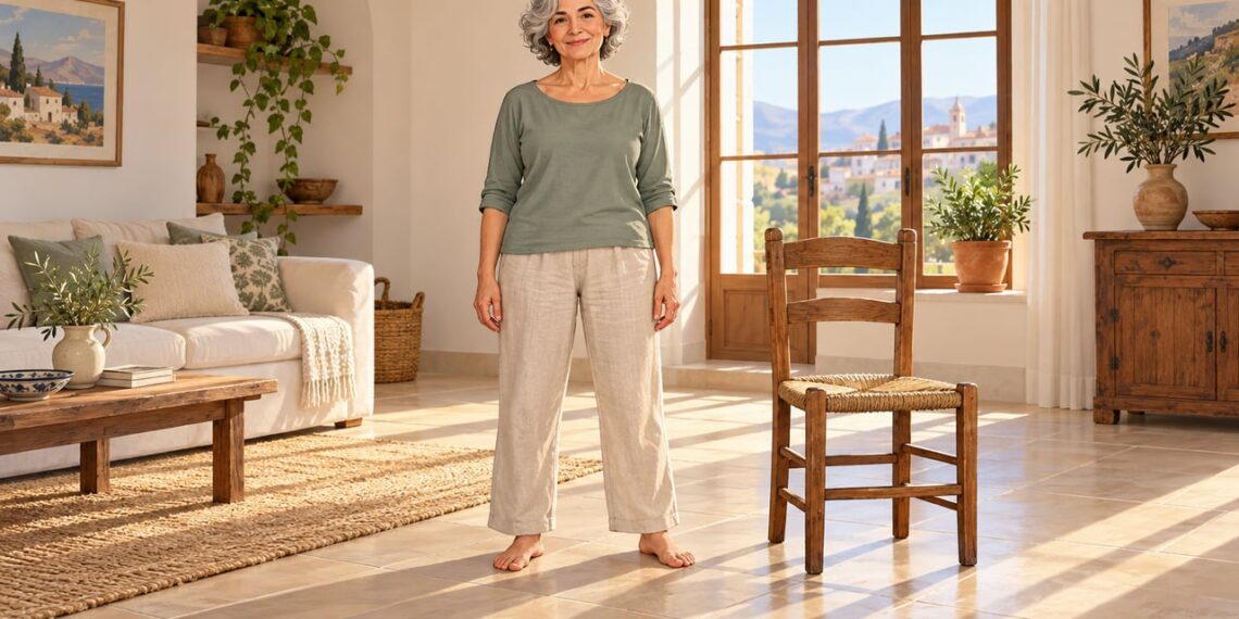 Practicar tai chi en el salón de casa ayuda a ganar equilibrio y seguridad después de los 60.