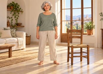 Practicar tai chi en el salón de casa ayuda a ganar equilibrio y seguridad después de los 60.