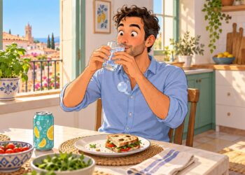 Beber agua fría a sorbos pequeños es uno de los trucos caseros más habituales contra el hipo.