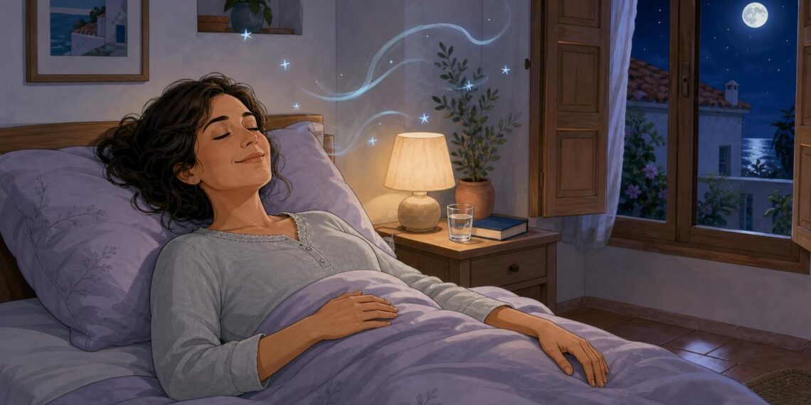 Unos minutos de respiración lenta antes de dormir ayudan a calmar el estrés y a descansar mejor.