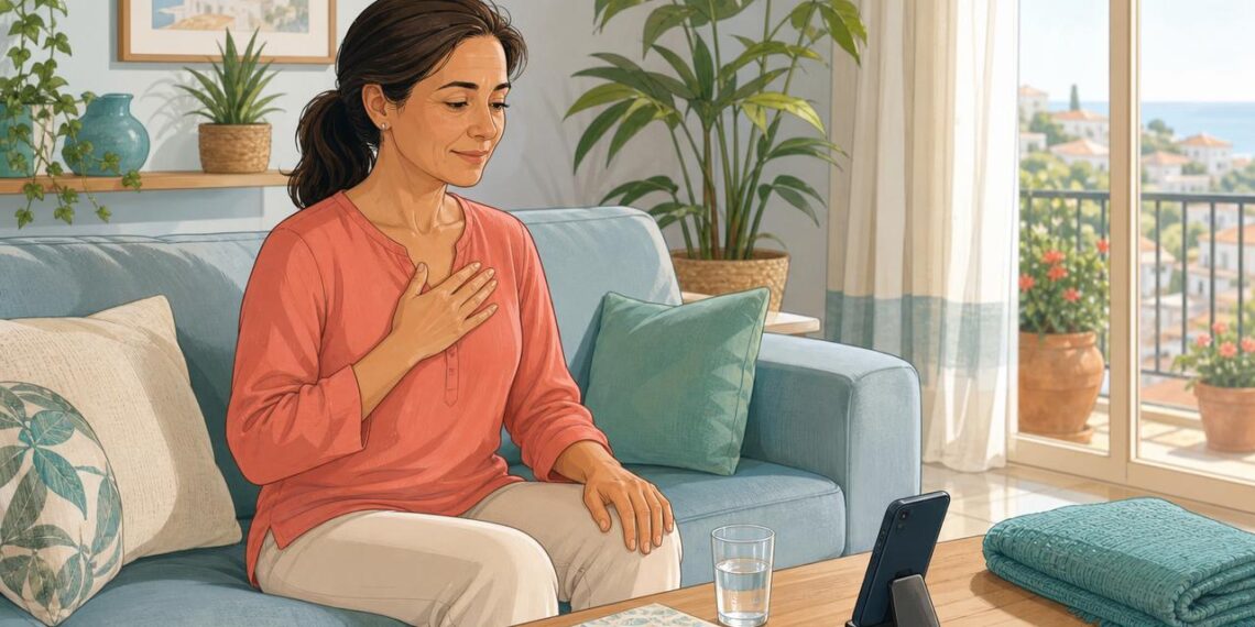 Contar respiraciones en reposo ayuda a vigilar cambios respiratorios en casa.