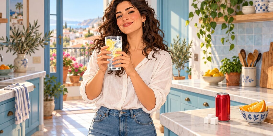Cambiar el refresco por agua con limón es el primer paso para notar los beneficios en un mes.