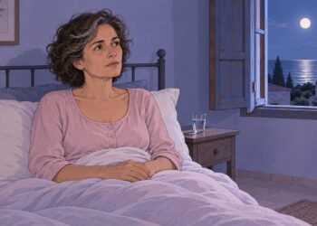 Los cambios hormonales y el estrés pueden mantener despiertas a muchas mujeres durante la menopausia.