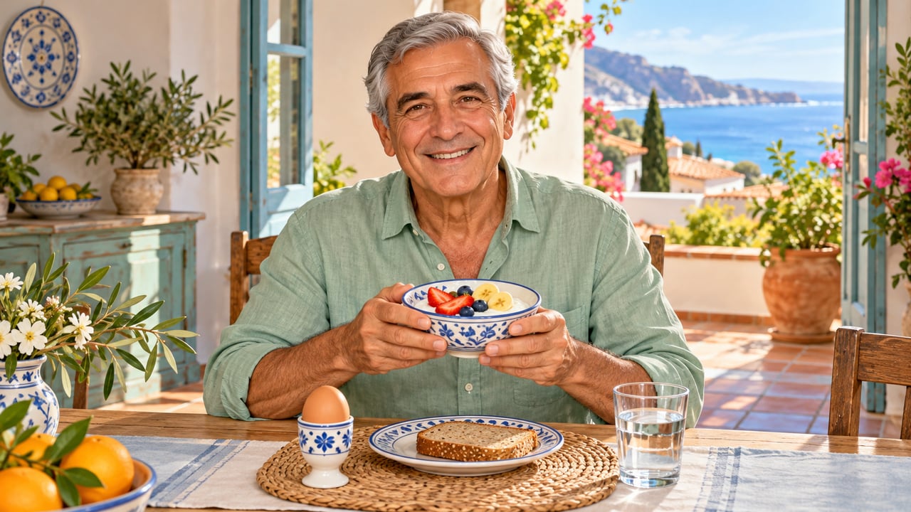 Repartir la proteína desde el desayuno, con yogur y huevo, protege la masa muscular.