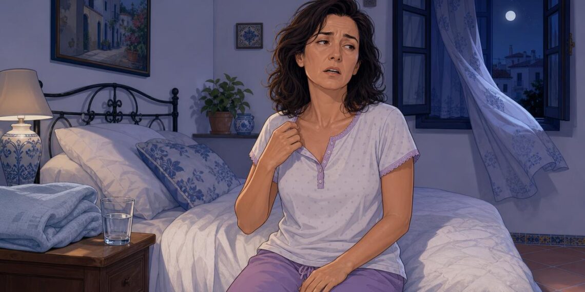 El sudor nocturno puede alterar el sueño aunque no haga calor.