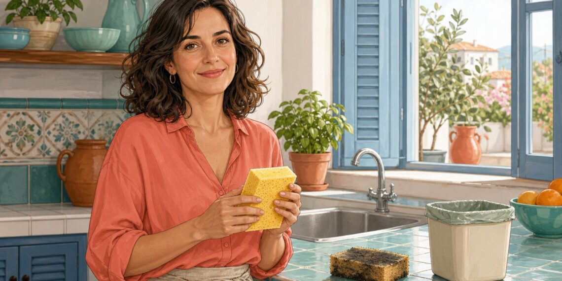 Cambiar la esponja de cocina a tiempo reduce el riesgo de bacterias y gastroenteritis.