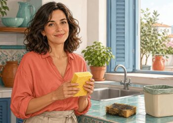 Cambiar la esponja de cocina a tiempo reduce el riesgo de bacterias y gastroenteritis.