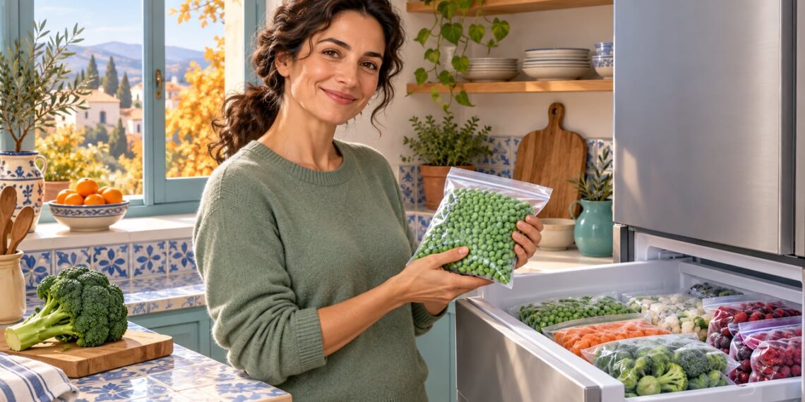 Las verduras congeladas del supermercado pueden conservar sus vitaminas igual de bien que las frescas.