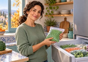 Las verduras congeladas del supermercado pueden conservar sus vitaminas igual de bien que las frescas.
