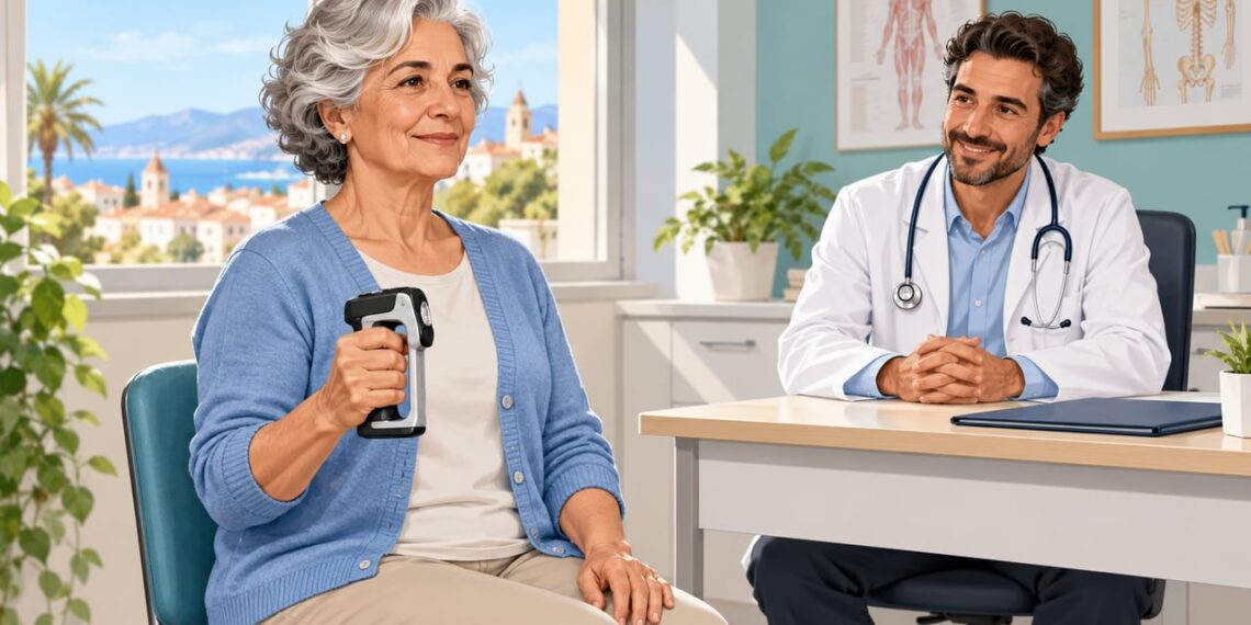 Una prueba con dinamómetro en la revisión anual ofrece pistas sobre tu salud a partir de los 50.