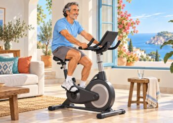 Pedalear cada día en bicicleta estática cuida el corazón y las articulaciones después de los 50.