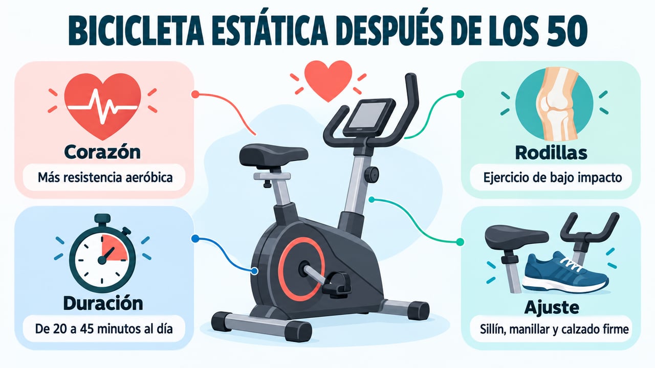 Corazón, rodillas, duración de las sesiones y ajuste de la bici: cuatro claves para pedalear mejor.