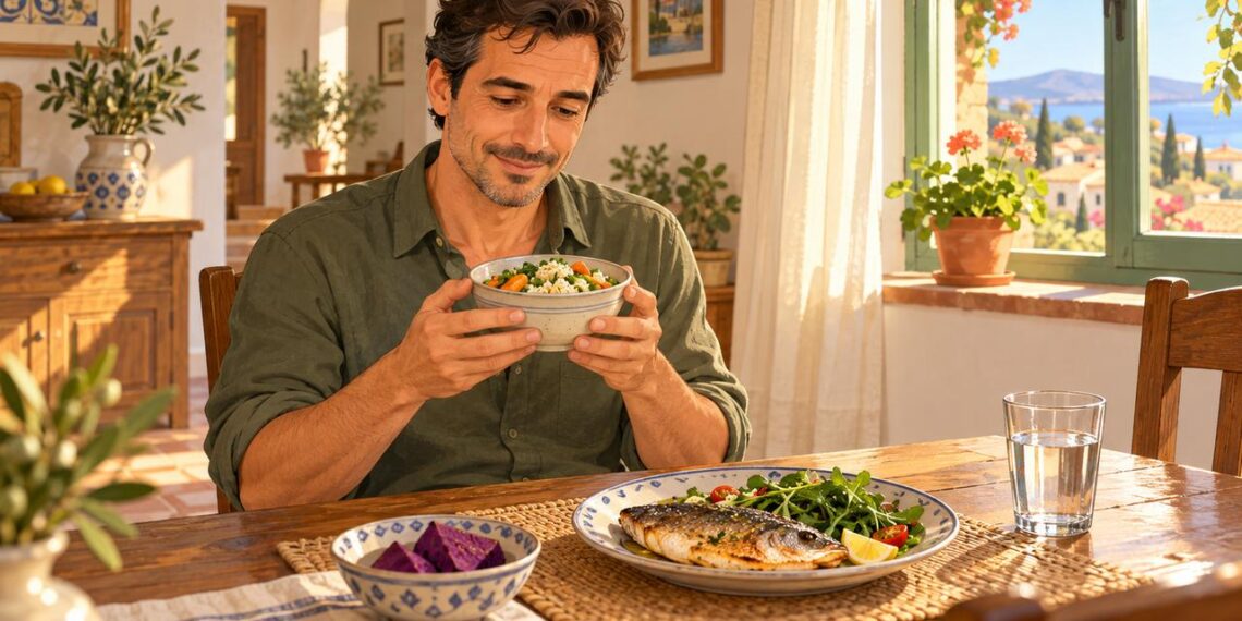 Comer despacio y parar antes de sentirse lleno, la esencia del hara hachi bu japonés.