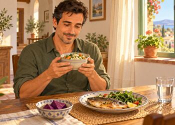 Comer despacio y parar antes de sentirse lleno, la esencia del hara hachi bu japonés.