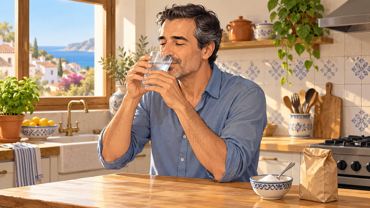 Beber agua fría a sorbos seguidos estimula el nervio vago y puede frenar el reflejo del hipo.