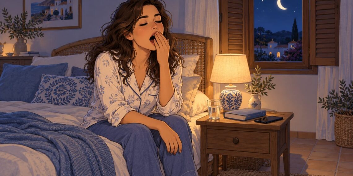 Bostezar y sentir los párpados pesados indica que el cuerpo ya pide irse a dormir.