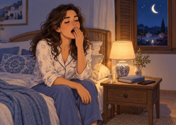 Bostezar y sentir los párpados pesados indica que el cuerpo ya pide irse a dormir.