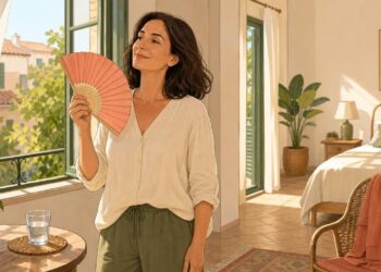 El estrés y el calor diario también influyen en los sofocos.