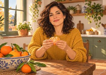 Mandarinas y naranjas de temporada en una cocina otoñal: dos cítricos, dos formas de cuidarse.