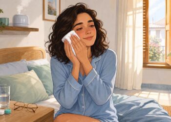Una compresa fría y un buen cuidado de las lentillas alivian los ojos rojos al despertar.
