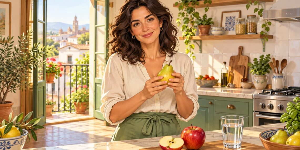 Pera y manzana, dos frutas habituales en España con efectos distintos sobre la digestión.