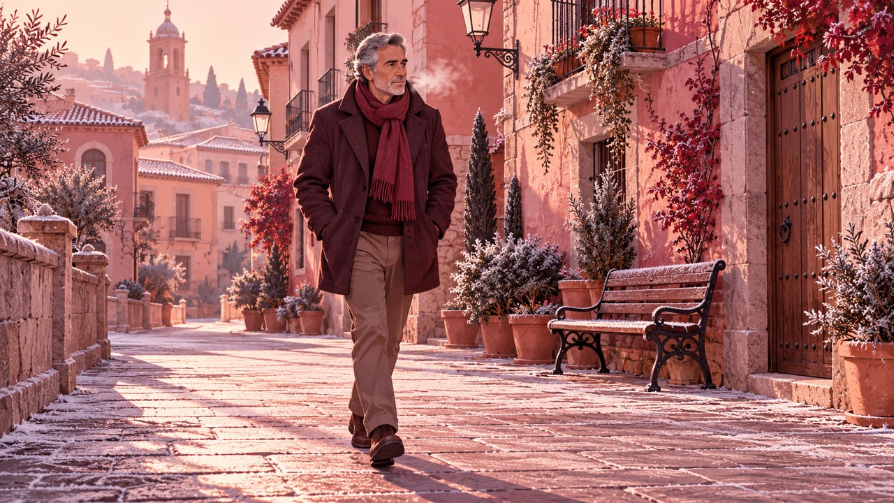 Caminar a diario, bien abrigado, ayuda a mantener estable la presión arterial durante el invierno.