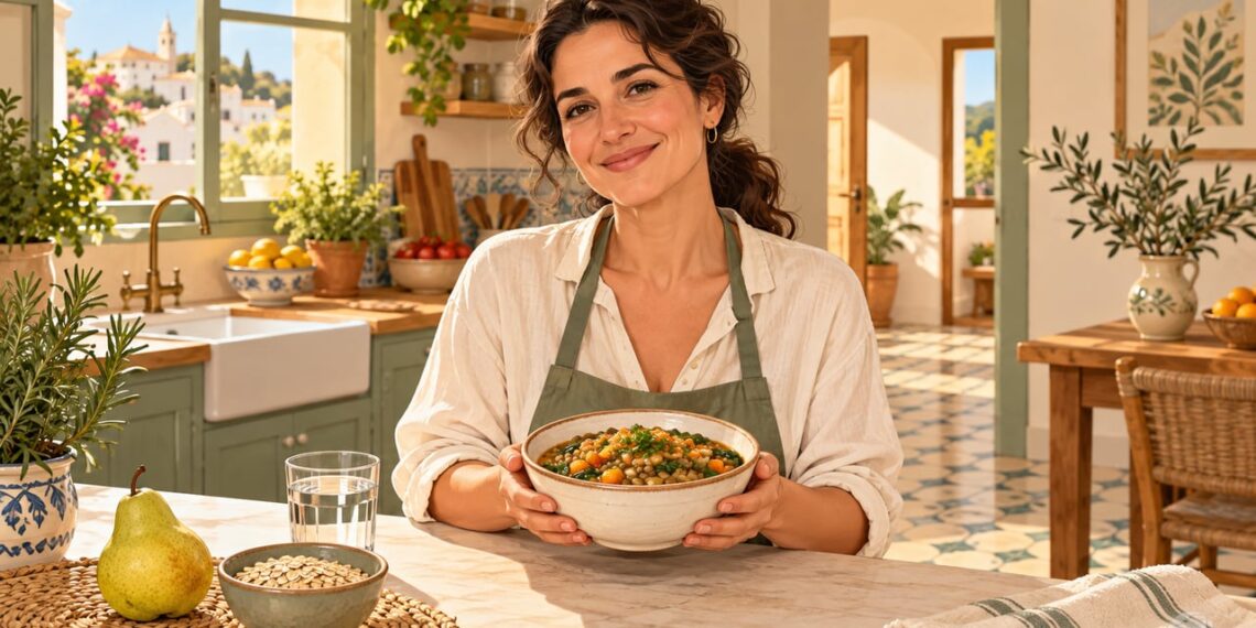 Un plato de legumbres con verduras es una forma sencilla de cubrir la fibra diaria.