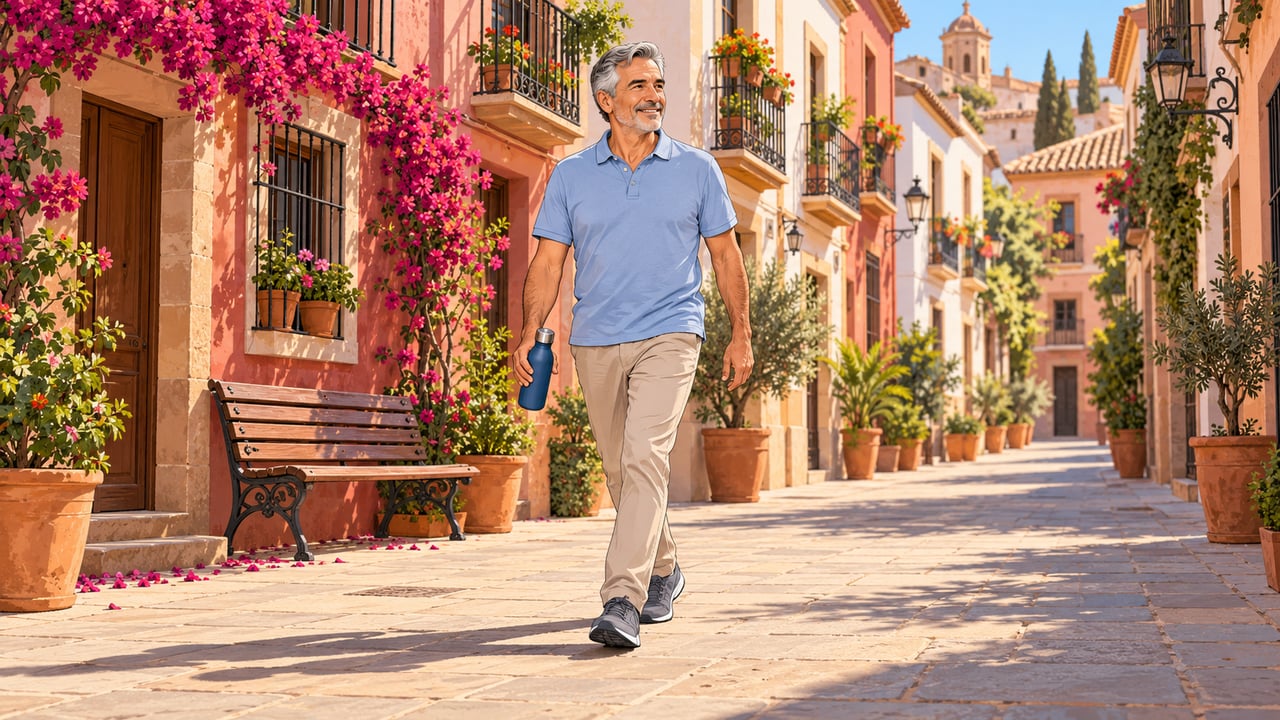 Caminar a paso ligero con regularidad es un buen punto de partida para mejorar la capacidad funcional.