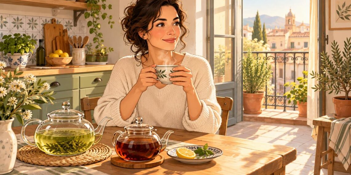 Una taza de té al desayuno: elige entre el verde antioxidante y el negro más estimulante.