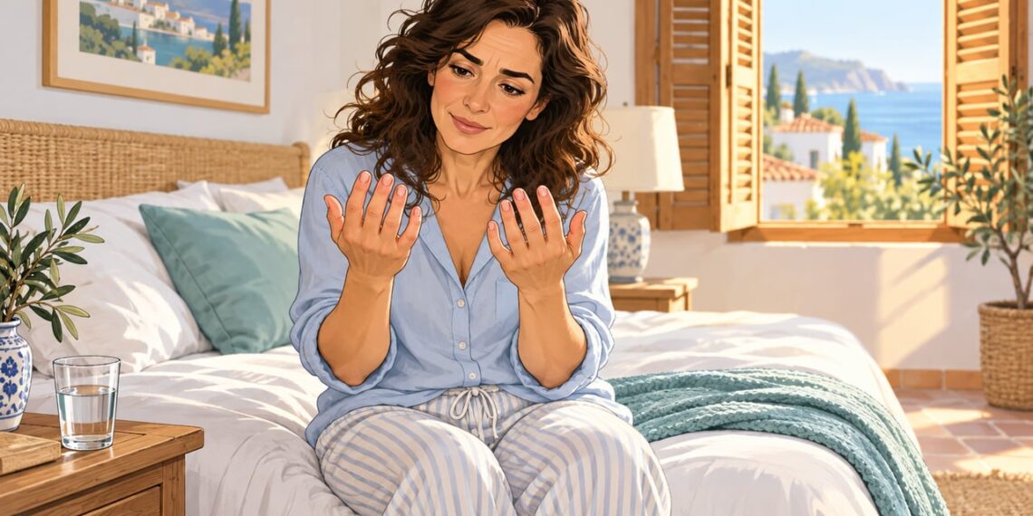 Despertar con los dedos hinchados suele relacionarse con la sal de la cena y la postura al dormir.