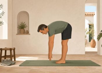 La prueba de tocar el suelo orienta sobre flexibilidad y movilidad corporal.