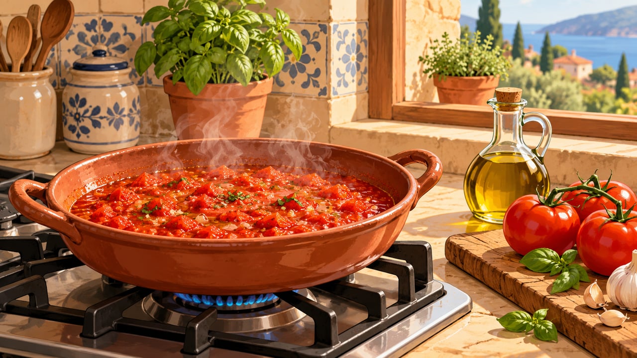 El sofrito con aceite de oliva une calor y grasa para absorber mejor el licopeno.